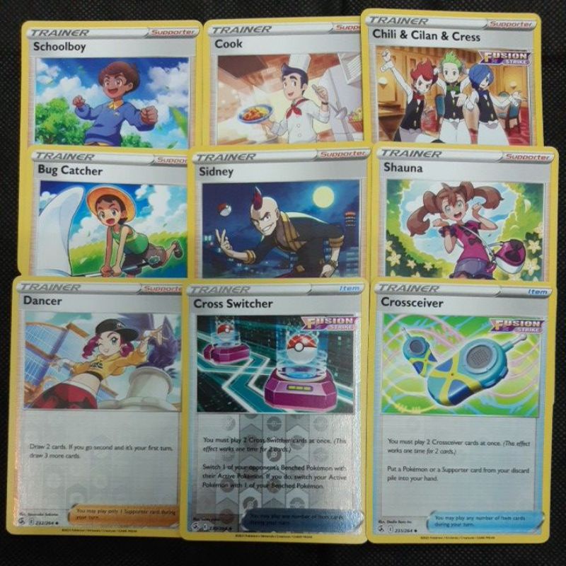 Pokemon Card Tcg Fusion Strike Trainer Cook Shauna Dancer Sidney