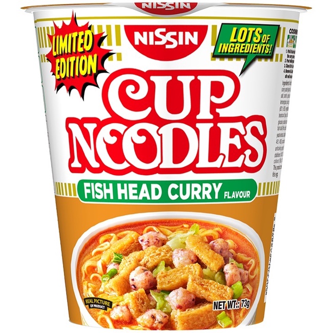 Nissin Cup Noodles Fish Head Curry Flavour Shopee Singapore