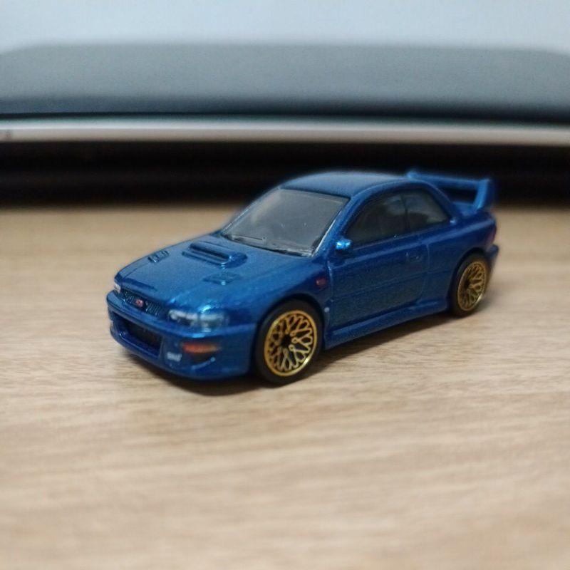 Opened Hot Wheels Modern Classic Subaru Impreza B Sti Version