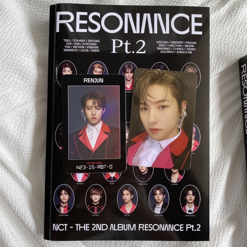 Album Nct Resonance Pt Arrival Ver Unsealed Renjun Set