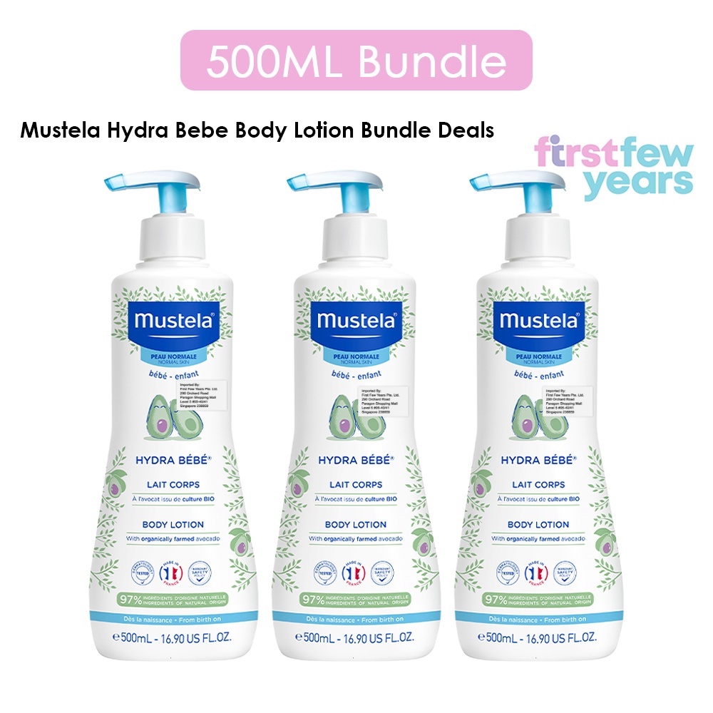 Mustela Hydra Bebe Body Lotion 500ml Bundle Deals EXP MAR 26 Shopee