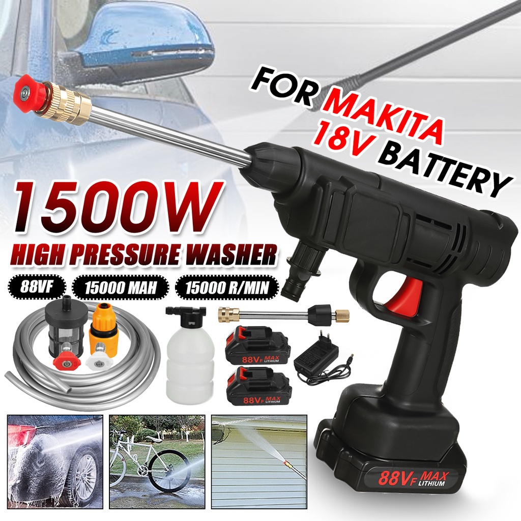 High Pressure Cordless Washer Spray Guns Water Cleaner 88VF