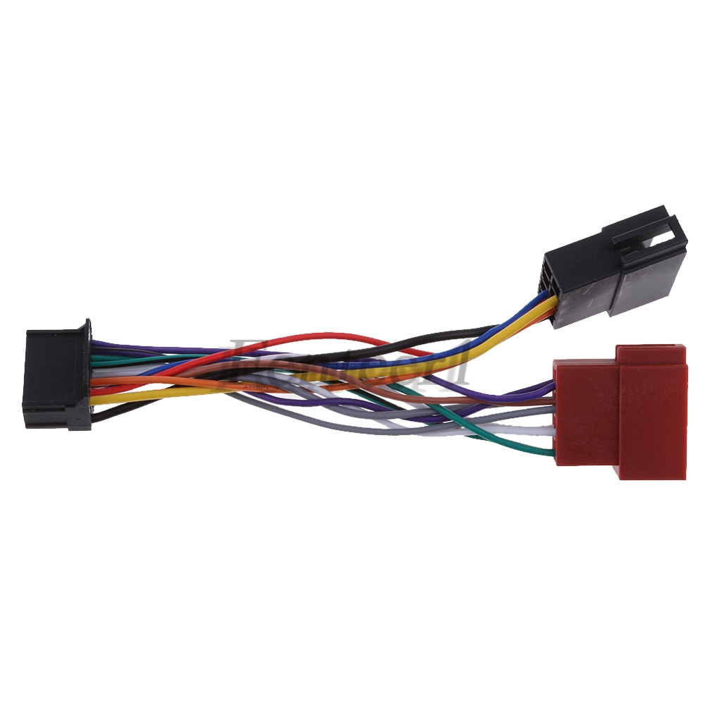 For 2015 16 Pin To ISO Lead Wiring Loom Power Adaptor Shopee Singapore