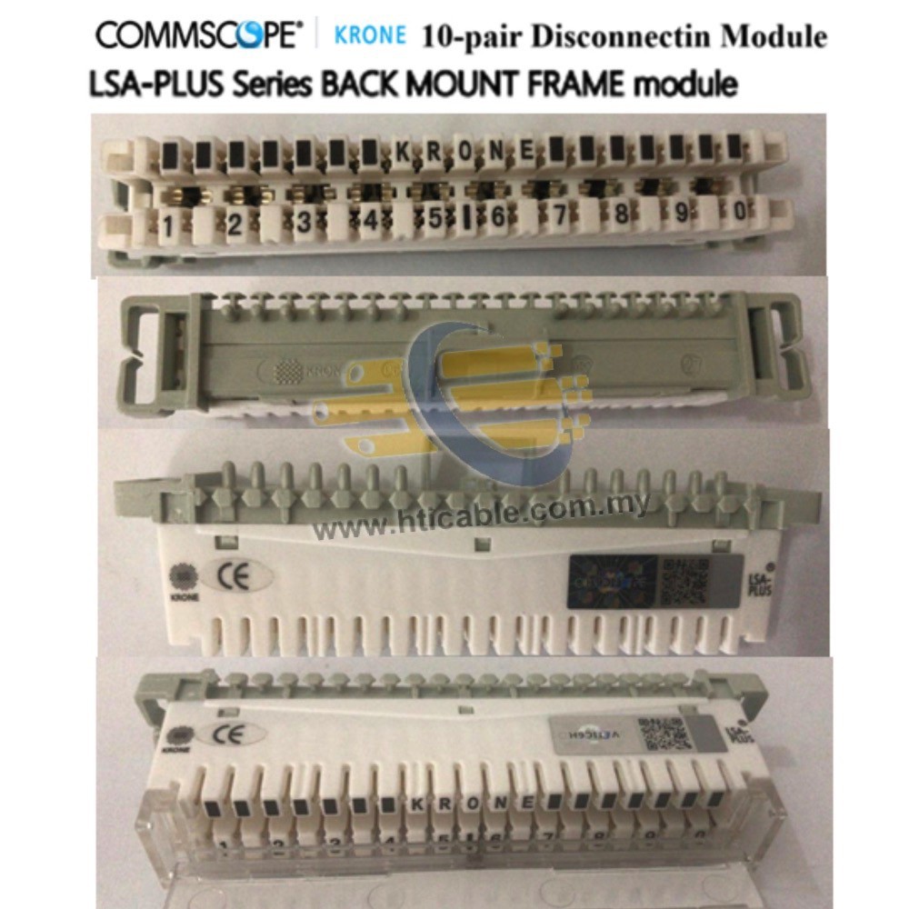 Krone Commscope LSA Plus 10pairs Solid Copper Disconnection Module