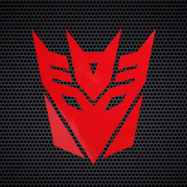 Transformers Decepticons Logo Decal Cutout Vinyl Sticker Shopee Singapore