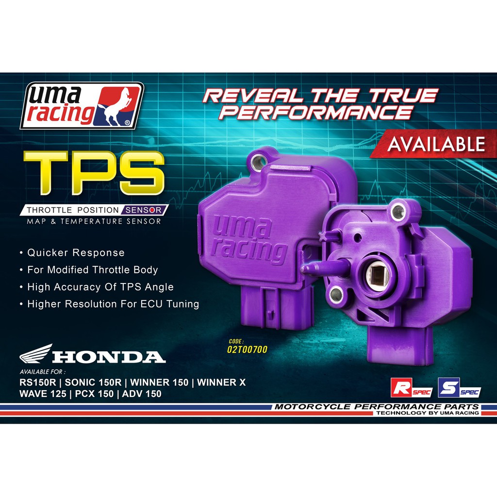 Uma Racing TPS 3 IN 1 Sensory Throttle Body Sensor RS150R WINNER 150