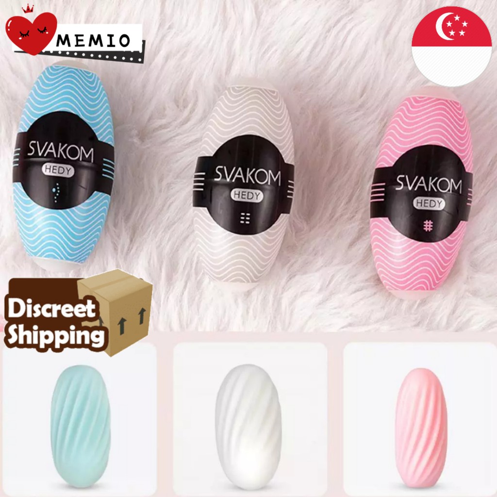 SG Seller SVAKOM HEDY Male Masturbator Egg Erotic Sex Toy Pocket Pussy