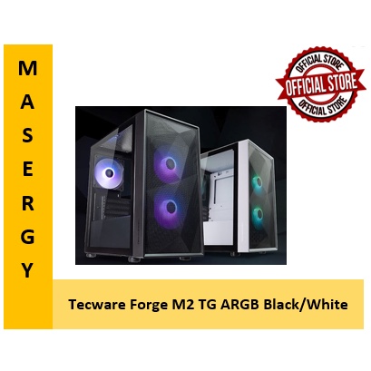 Tecware Forge M Tg Argb Black Shopee Singapore