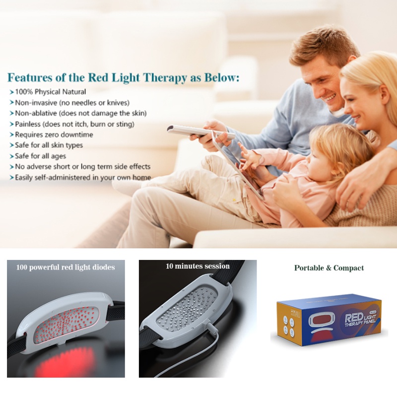 Kts Anti Aging Red Led Light Therapy Panel Nm Red Light Therapy