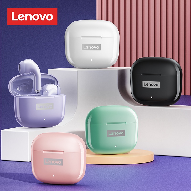 Sg Ready Stock Lenovo Wireless Earbuds Bluetooth Headset Shopee