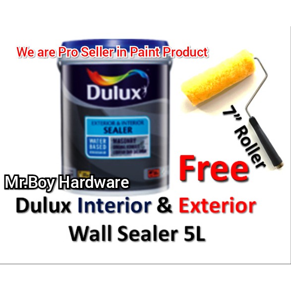 5L Dulux Exterior Interiors Wall Sealer Shopee Singapore