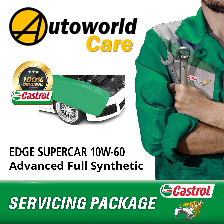 Castrol Edge Supercar W Fully Synthetic Servicing Package Shopee