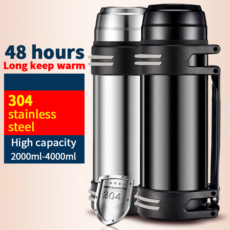 L Stainless Steel Thermos Thermos Flask Hot Water Bottle