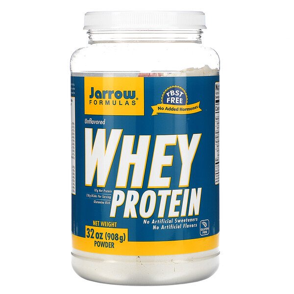 Jarrow Formulas Whey Protein Powder Unflavored Oz G