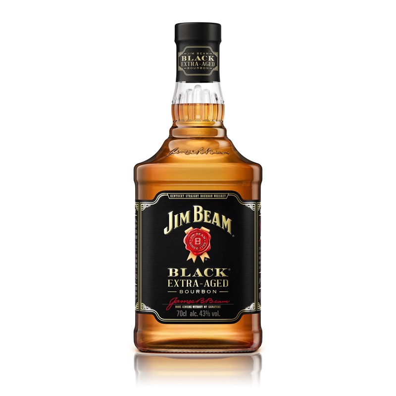 Jim Beam Black Extra Aged Bourbon Whisky Ml United States Shopee