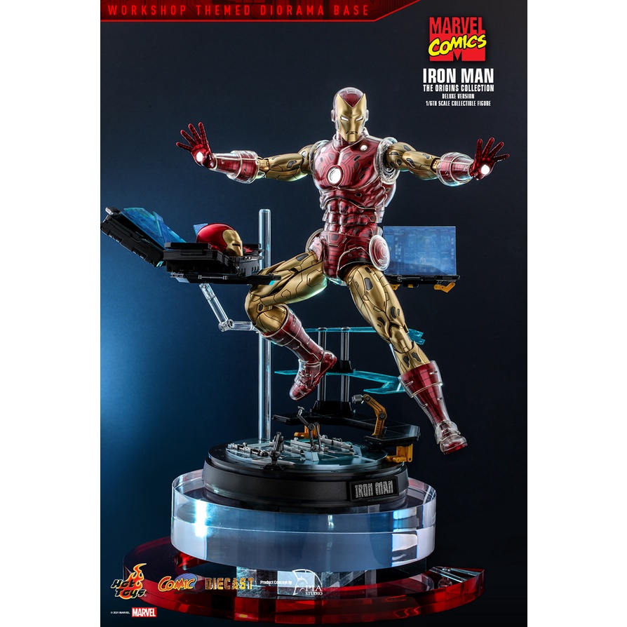HOT TOYS CMS07D37 CMS08D38 MARVEL COMICS IRON MAN THE ORIGINS COLLECTION 1 6TH SCALE