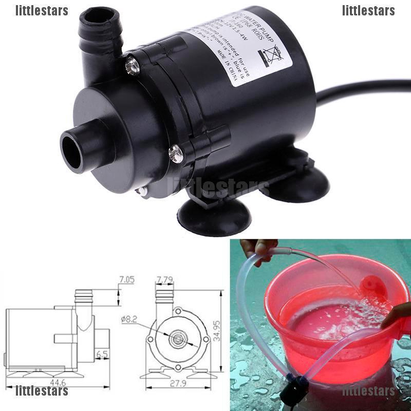 LUV DC 12V 280L H Electric Mini Water Pump Brushless Motor