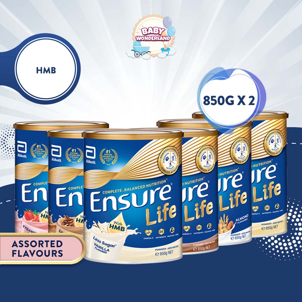 Bundle Of Abbott Ensure Life With Hmb Adult Nutrition G