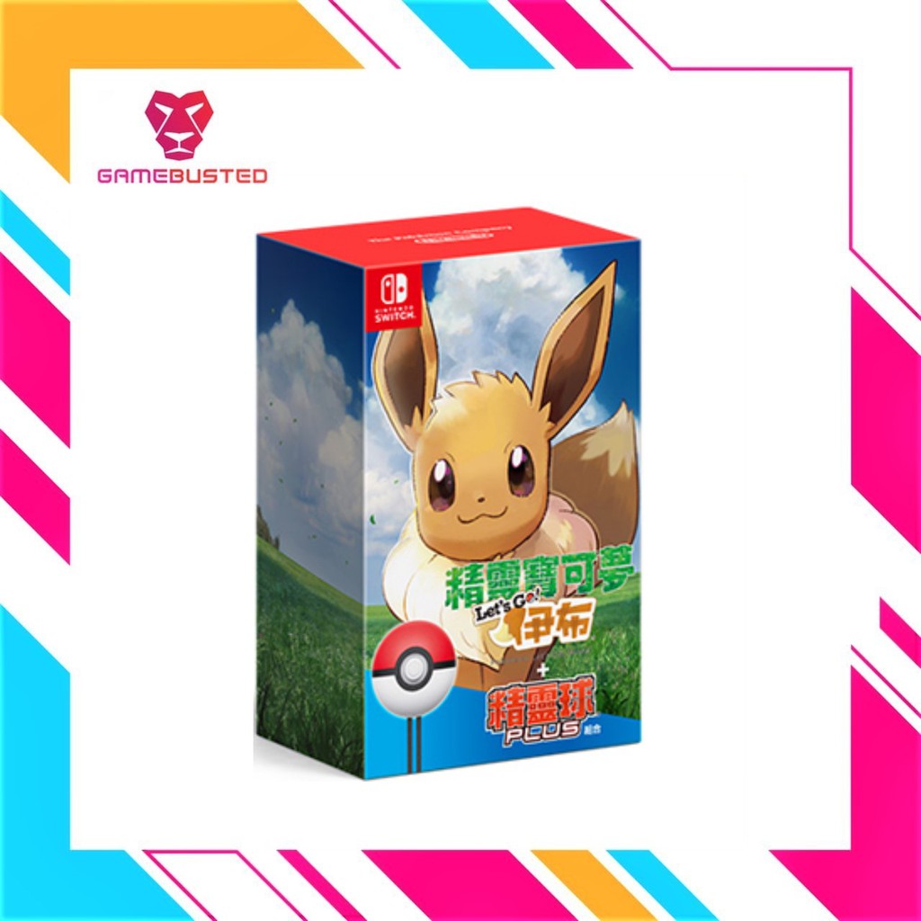 Nintendo Switch Pokemon Let S Go Eevee Plus Poke Ball Plus Hkg Eng Chi