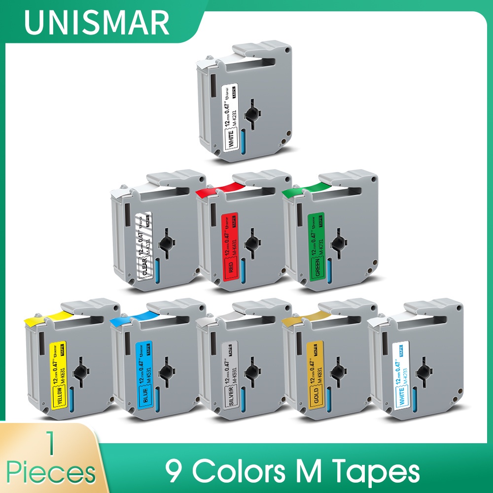 9mm 12mm Compatible Brother Label Tape MK Tape MK231 MK 231 MK 231 For