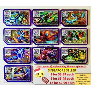 Legend Rush Pokemon Gaole Purple Disk Scannable In Singapore