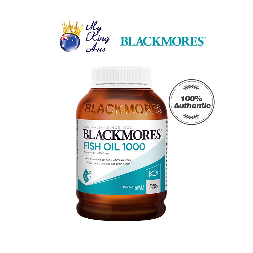 Blackmore Fish Oil Mg Capsules My King Aus Omega