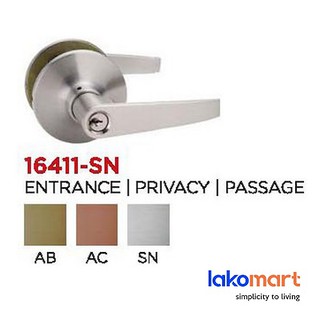 Nelon Tubular Lever Handle Bedroom Office Door Lock Series