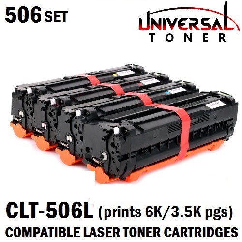 Compatible Samsung CLT K506L C506L M506L Y506L BYCM Set Of Toner