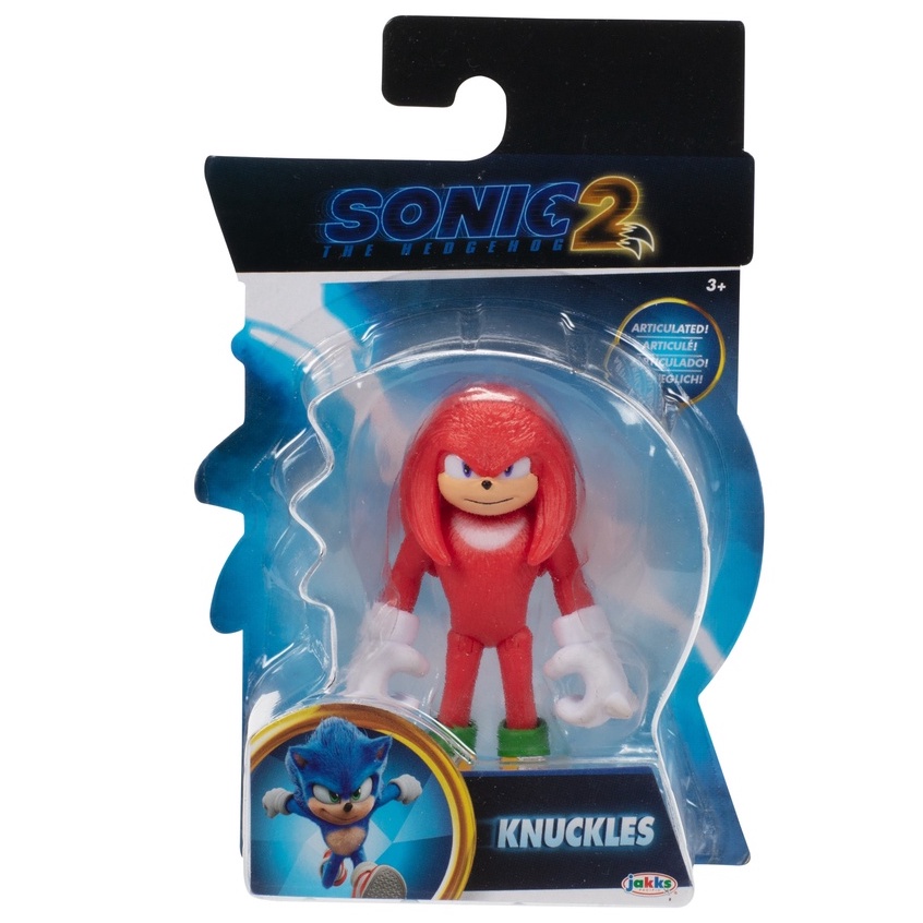 Sonic 2 The Hedgehog 2 5 Inch Knuckles Action Figure Bendable