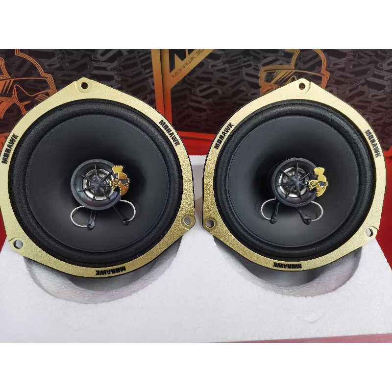 Mohawk Inch Way Car Audio Gold Speaker Oem Plug Play Perodua Myvi