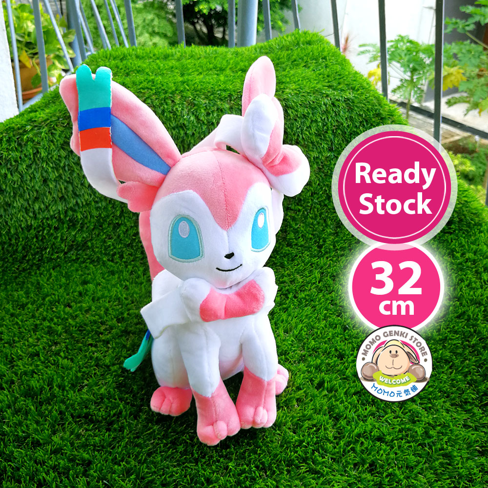 Pokemon Pikachu Eevee Evolution Sylveon Soft Plush Toy Doll Cm