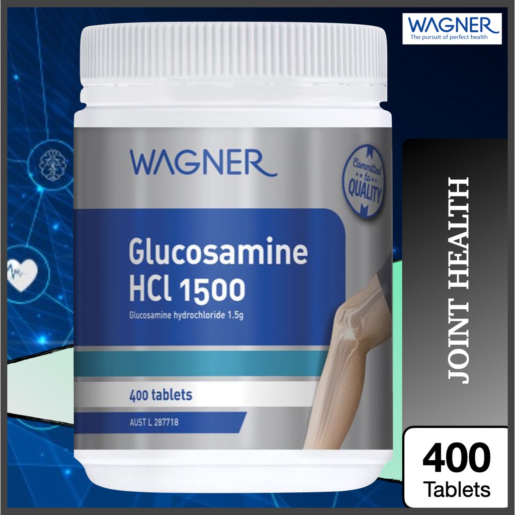 WAGNER Glucosamine HCL 1500 400 Tablets Shopee Singapore