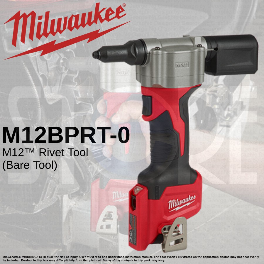 Milwaukee M Bprt Rivet Tool Baretool Shopee Singapore