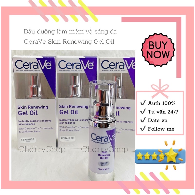 Cerave Skin Renewing Gel Oil Ml Shopee Singapore