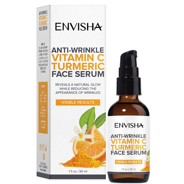 Envisha Anti Wrinkle Vitamin C Turmeric Facial Serum Ml For Face With