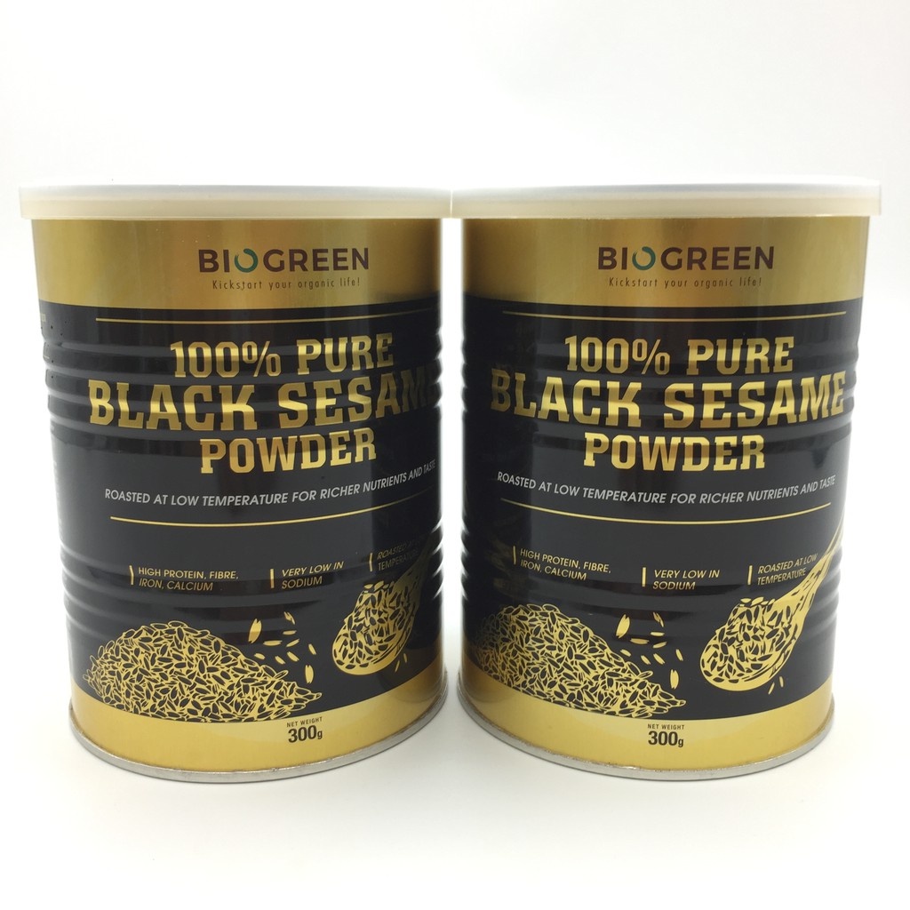 Bio Green Pure Black Sesame Powder G Shopee Singapore