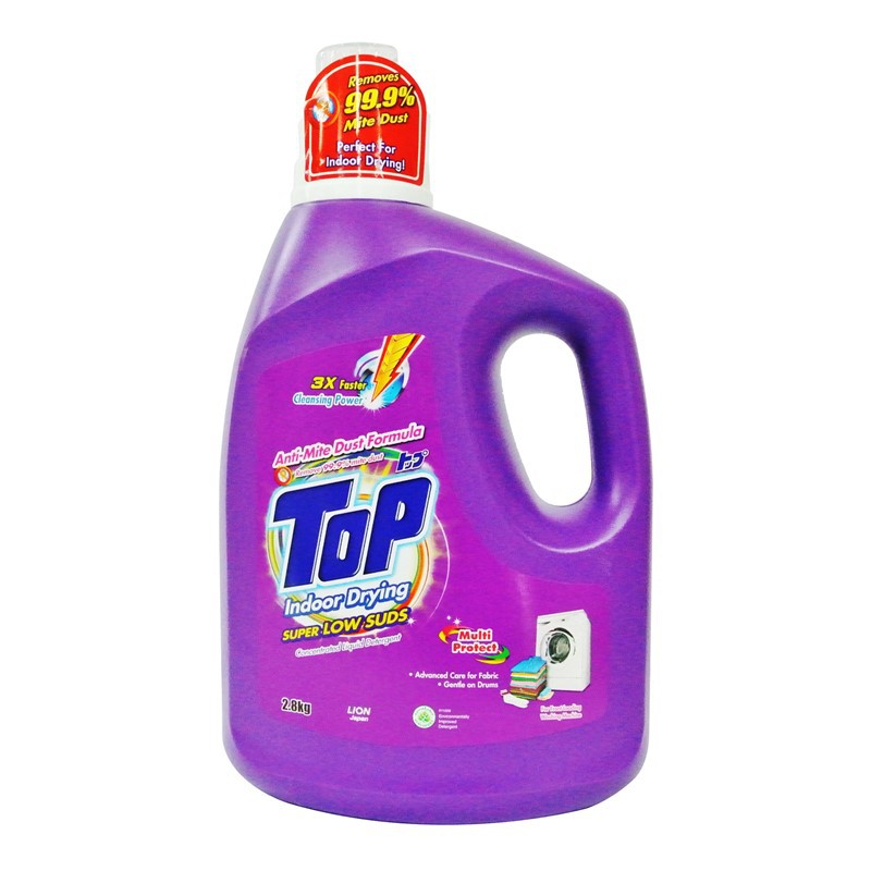 Top Concentrated Liquid Detergent Super Low Suds Colour Protect Kg