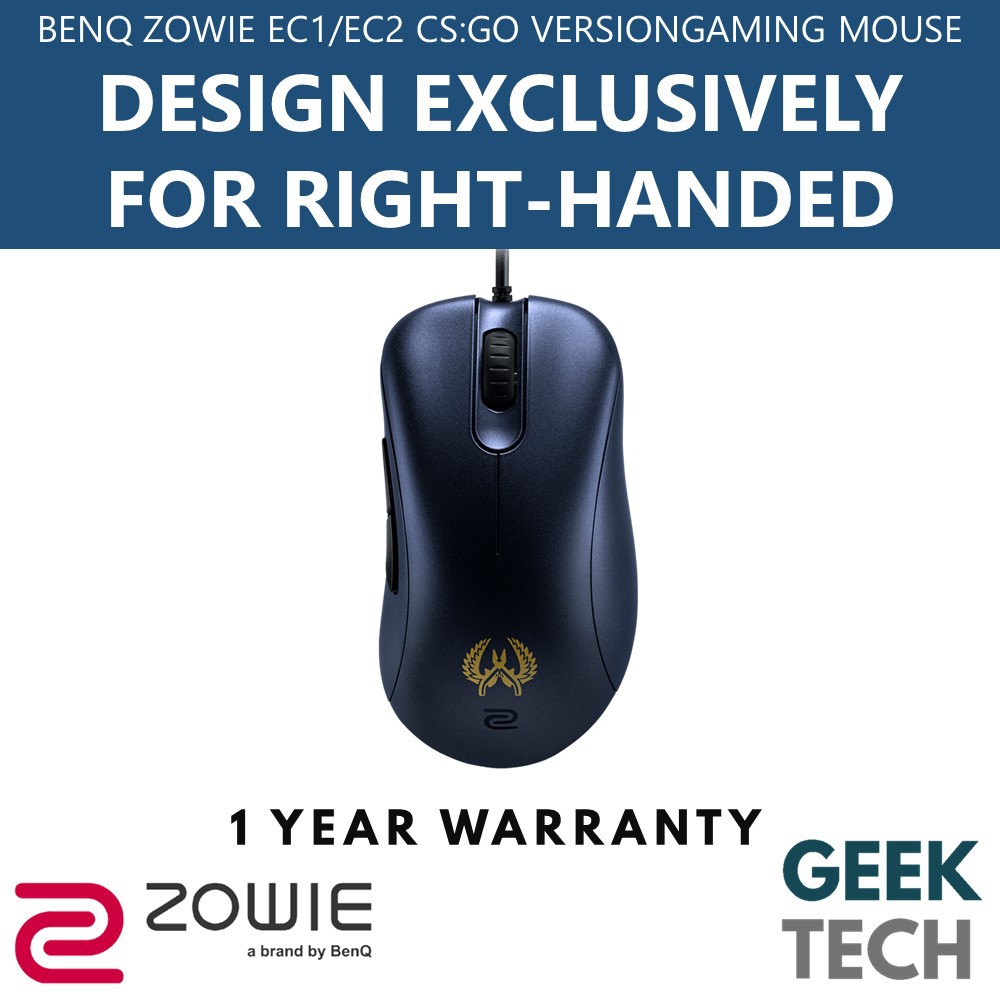 BENQ ZOWIE EC1 B EC2 B CS GO Version Gaming Mouse Shopee Singapore