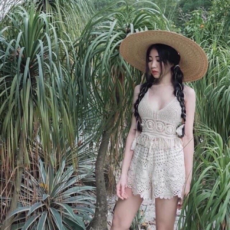 Lace Beach Bikini Set Piece Bra Shorts Robe Sold Separately