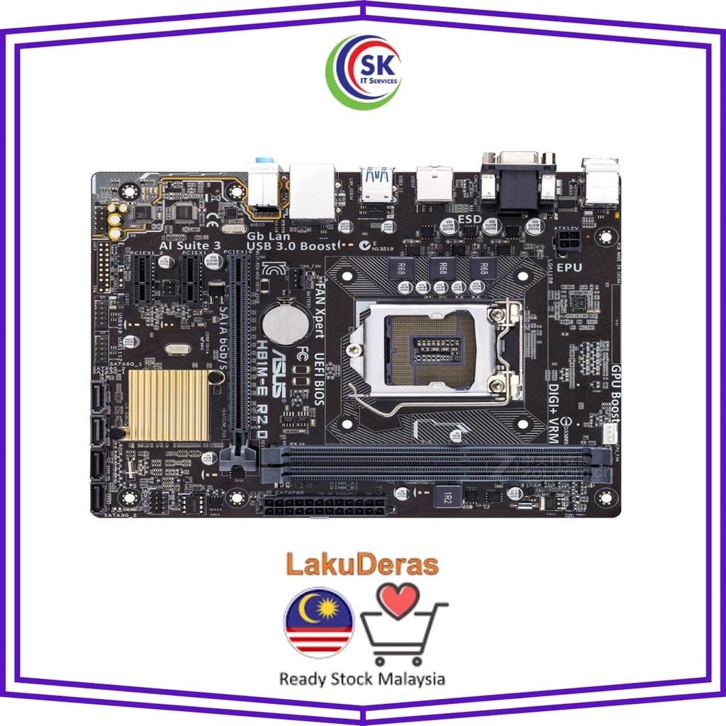 Asus H M E R Motherboard Socket Lga Refurbished Shopee