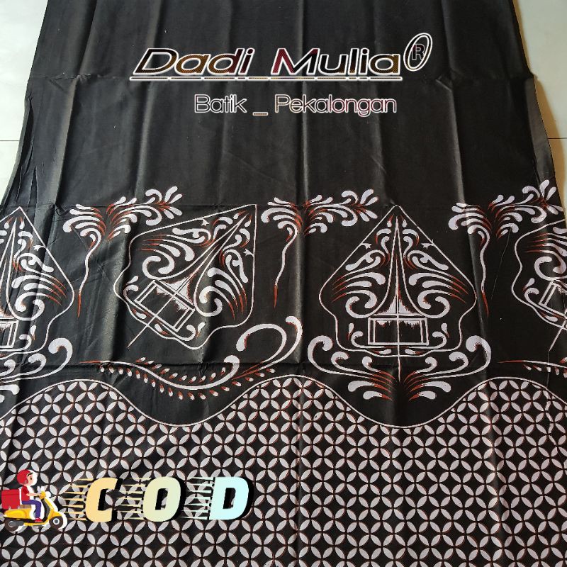 Sarong For Adult Men BATIK Mountain OMBAK WAYANG BATIK KANG SANTRI