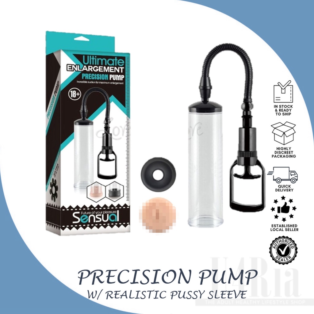 Ultimate Enlargement Precision Penis Pump With Realistic Pussy Sleeve