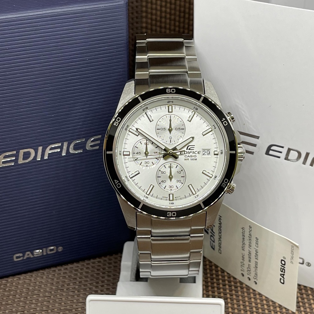 Casio Edifice Efr D A Chronograph Analog Stainless Steel Men S