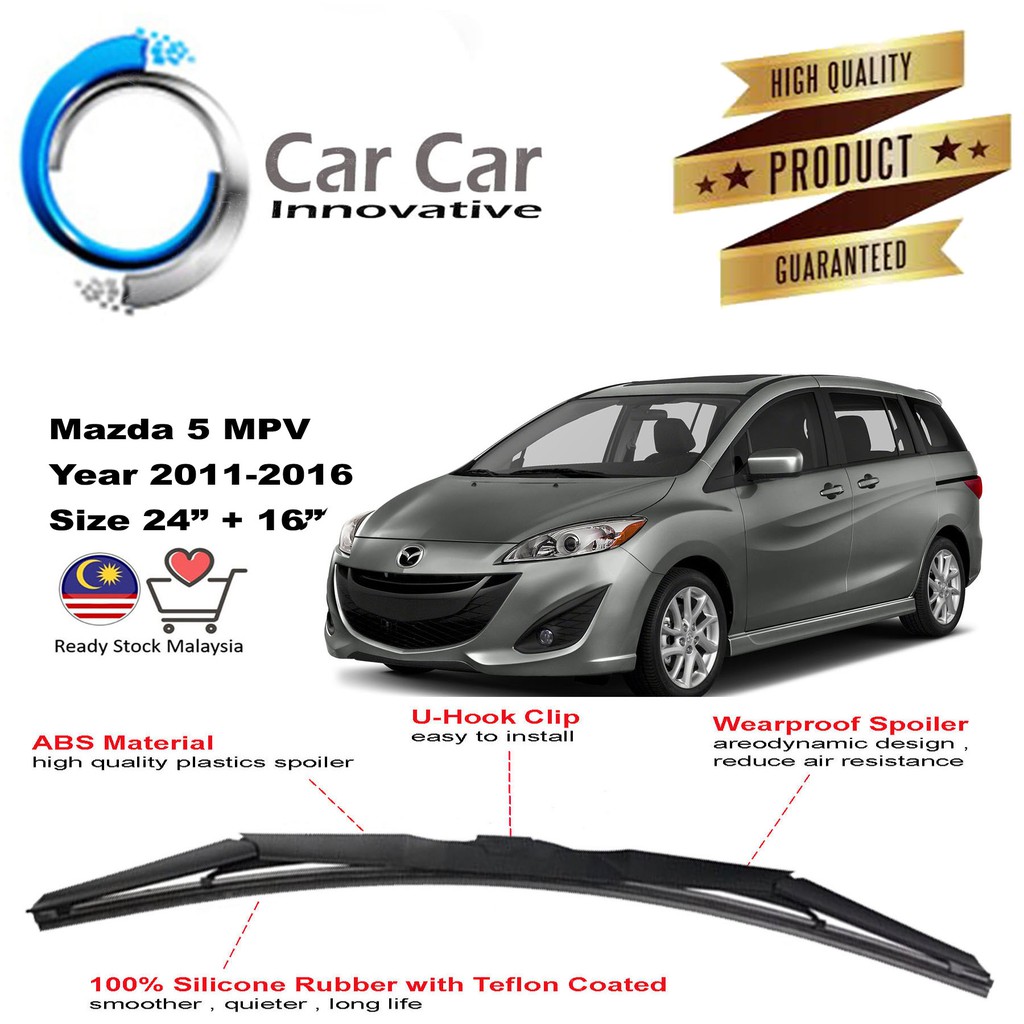 Mazda 3 2014 Windshield Wiper Size