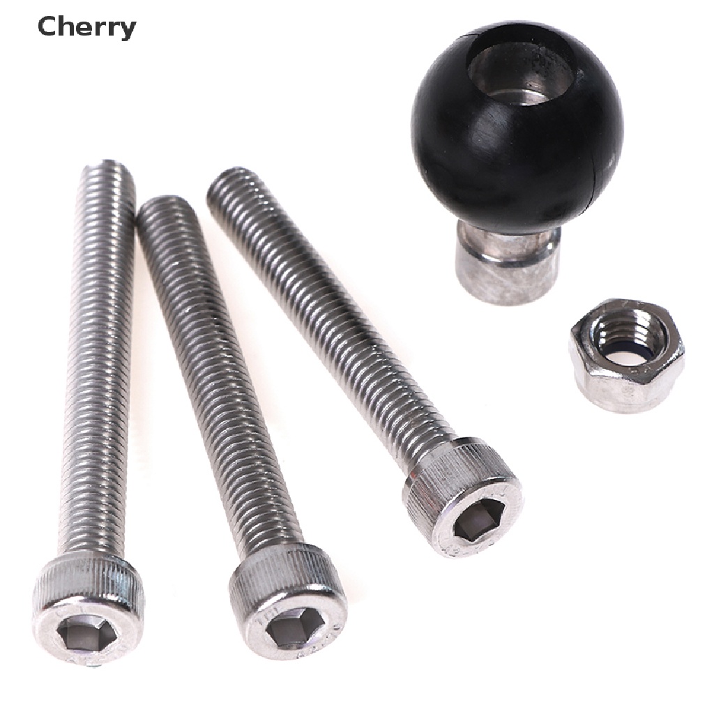 Cherry Motorcycle Handlebar Clamp Base 1 Inch 25mm Ball With M8