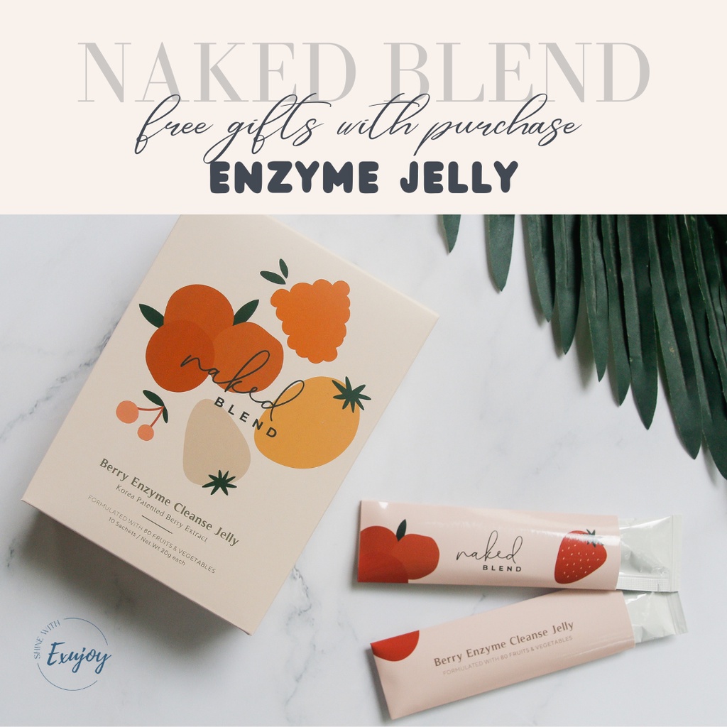 Naked Blend Enzyme Cleanse Jelly Constipation Bloating Gut Health Improve Digestion