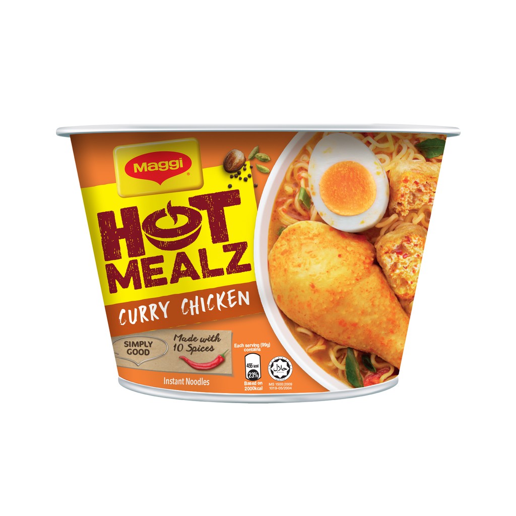 Maggi Hot Mealz Curry Chicken Bowl Shopee Singapore