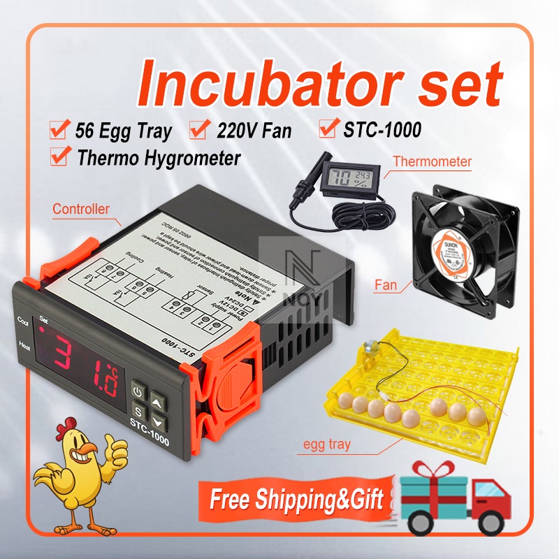 56 Egg 220V Poultry Chicken Incubator Turner Tray Turning Motor Control