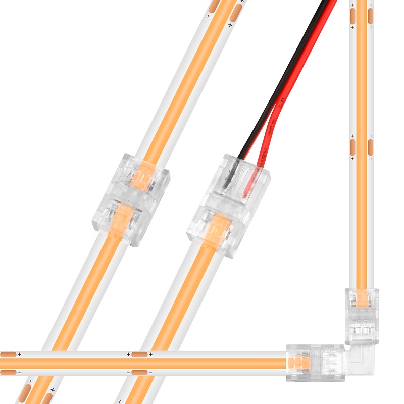 Cob Led Strip Connector L Shape Corner Connectors For Mm Mm Pin Smd