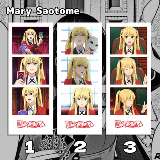 Photostrip Anime Kakegurui Photo Yumeko Jabami Mary Saotome Kirari